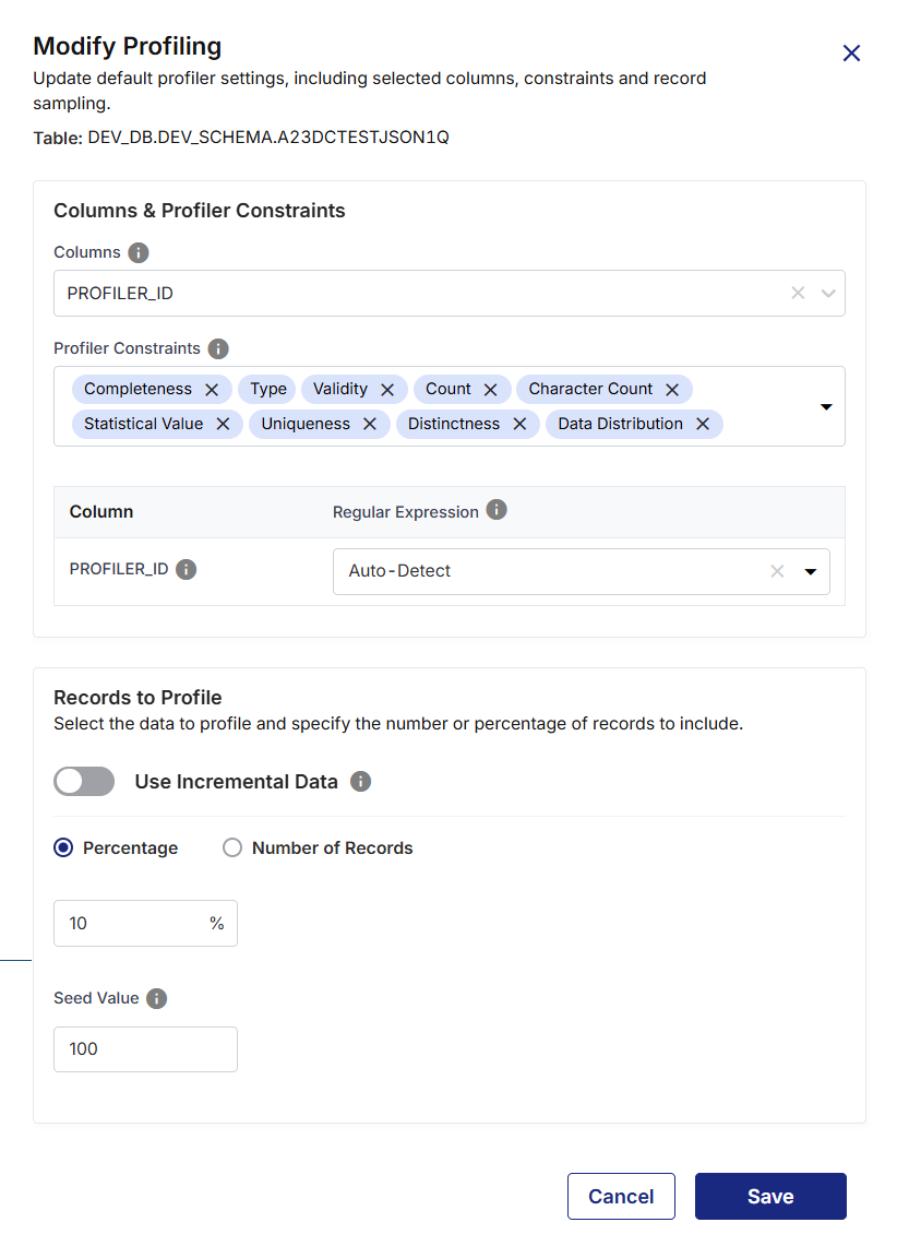 Modify profiling for Snowpark integration